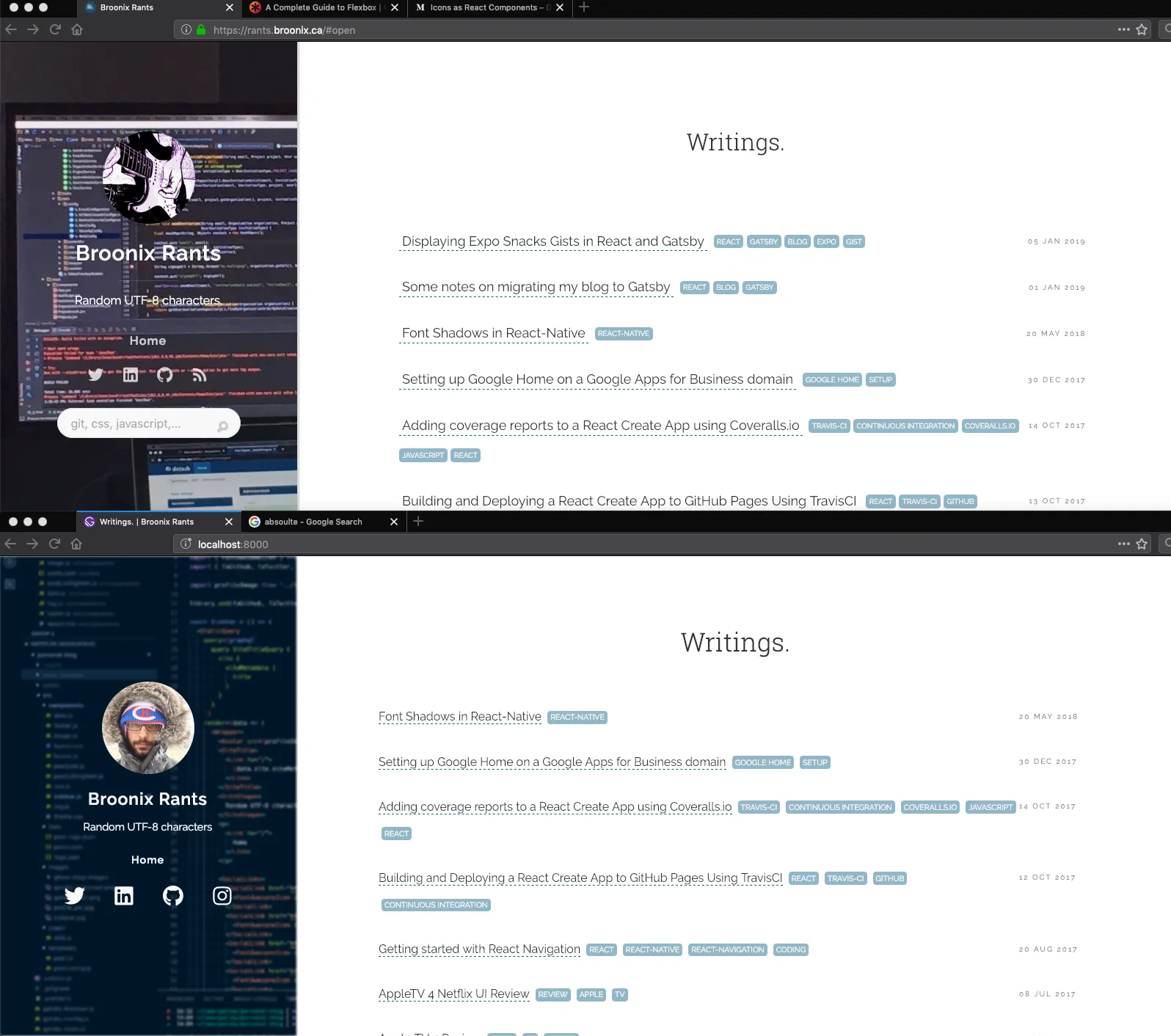 Blog Compare